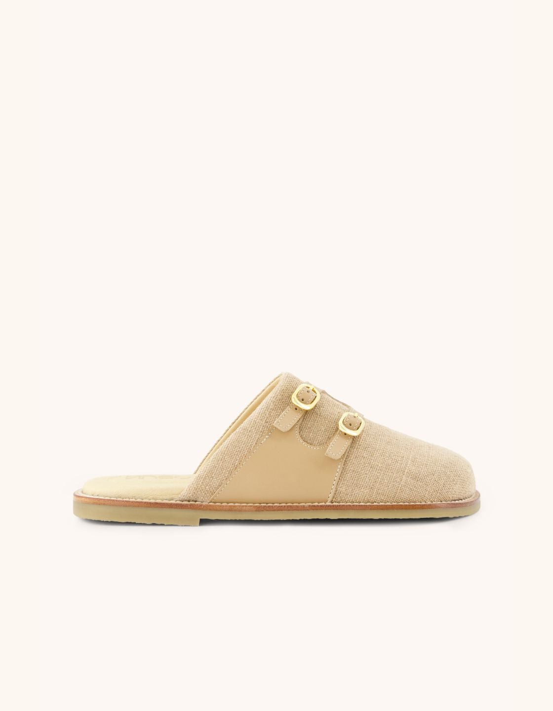 MULES EN LIN FEMME CLÉO - Beige